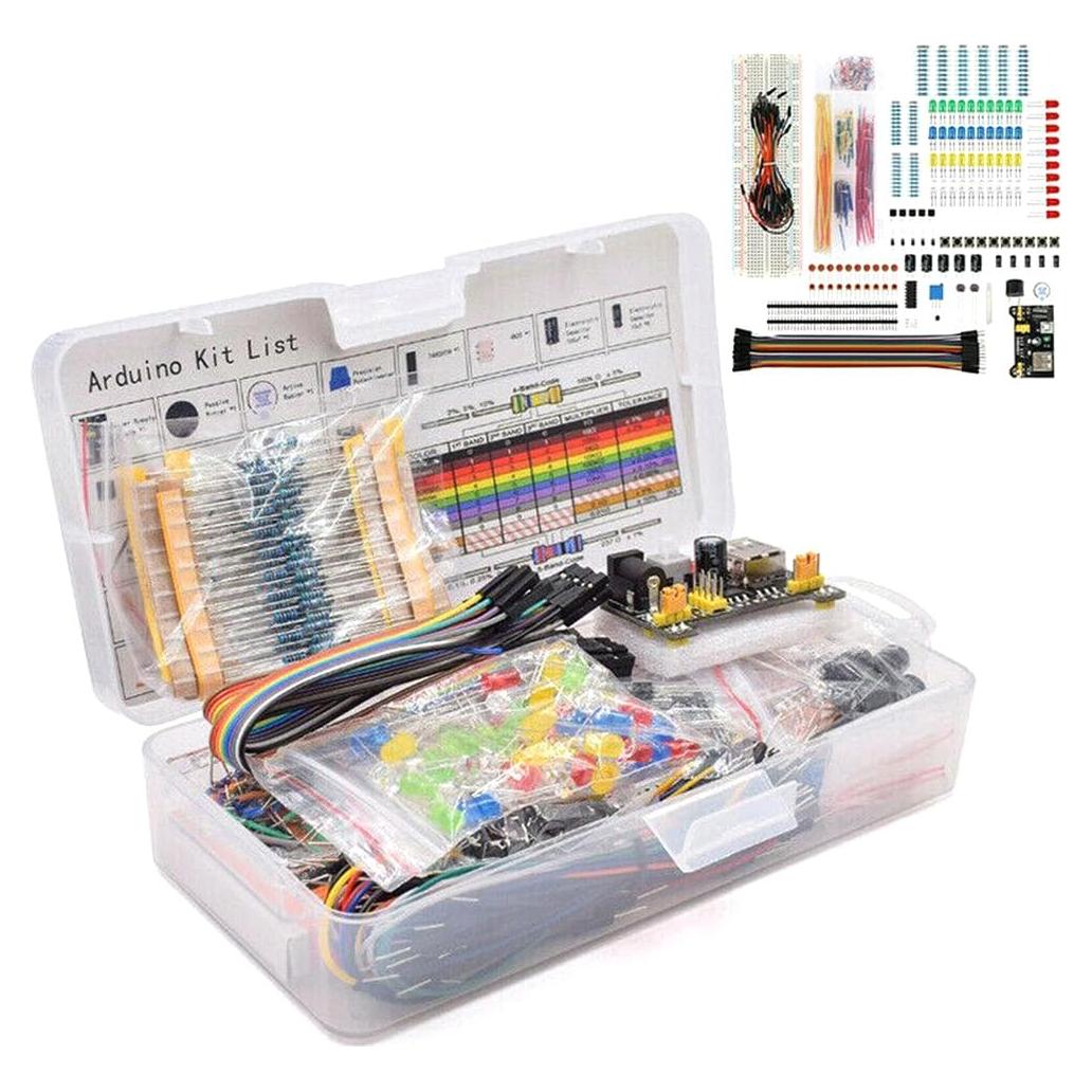 Kit Electrónico 830 Piezas TOKERU Componentes DIY