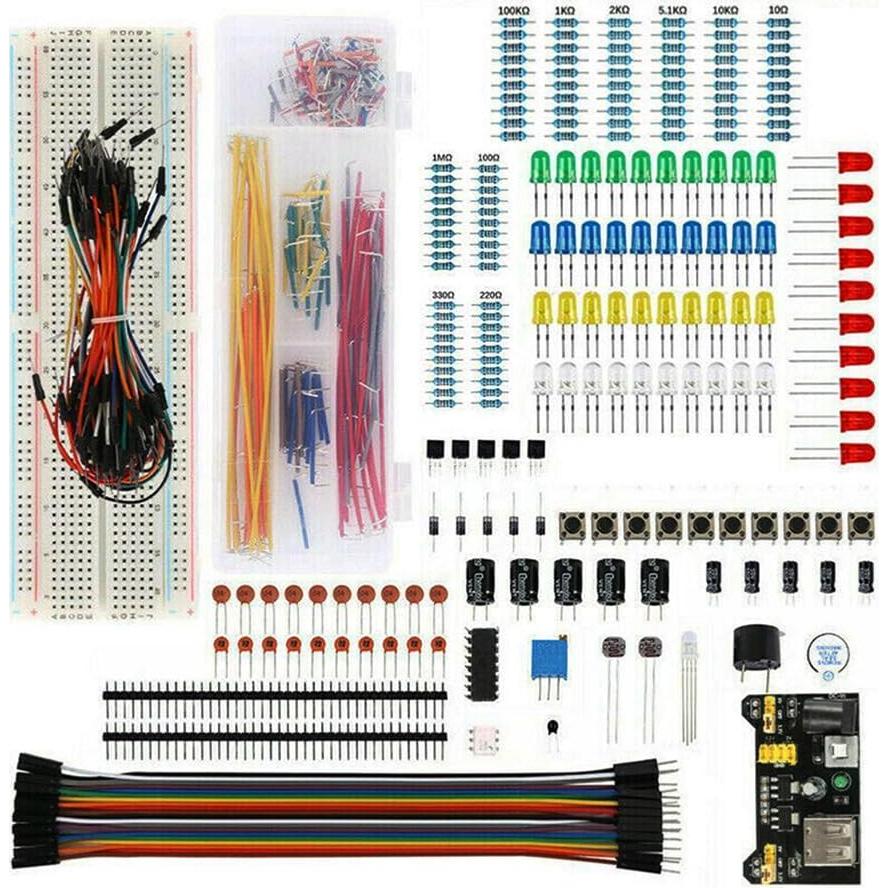 Kit Electrónico 830 Piezas TOKERU Componentes DIY