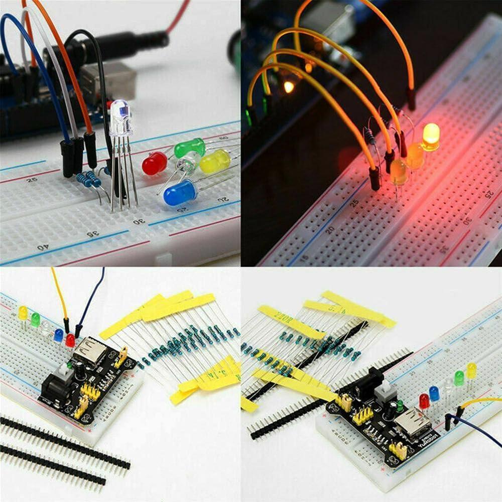 Kit Electrónico 830 Piezas TOKERU Componentes DIY