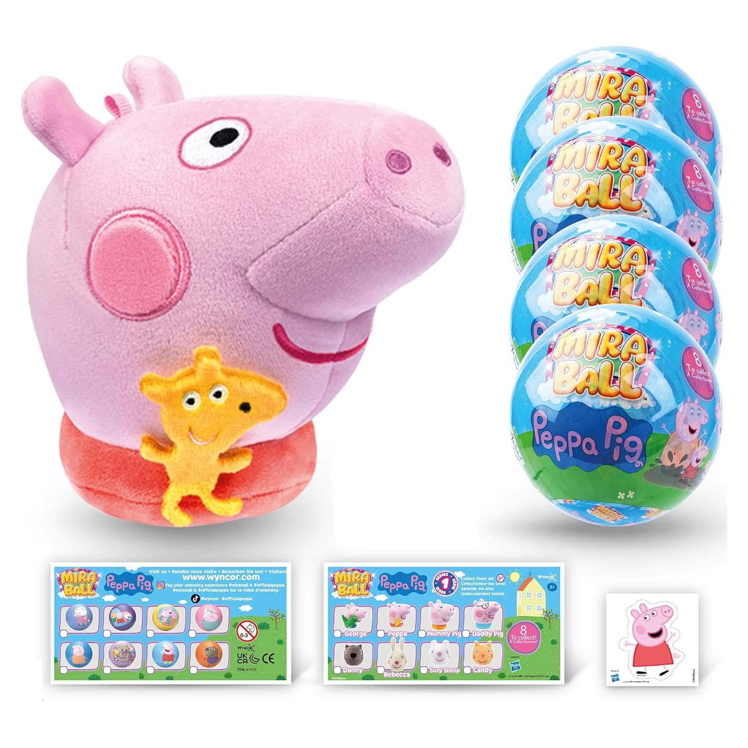 Peppa Pig Maxi Peluche Expandible Edición Limitada 10 cm