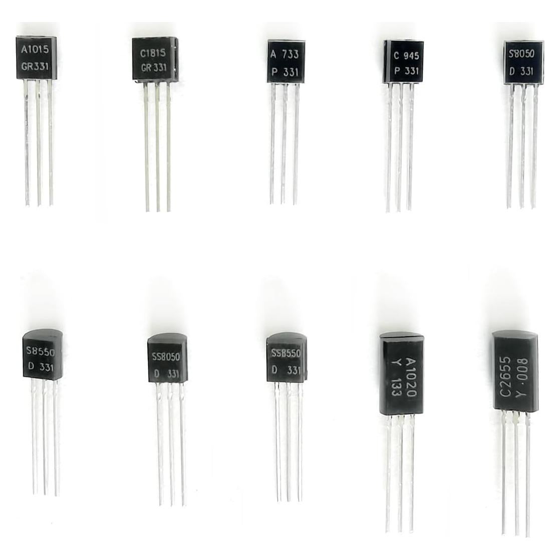 150 Piezas Transistores TO-92 PNP NPN 2SA1015 2SC1815 S8050