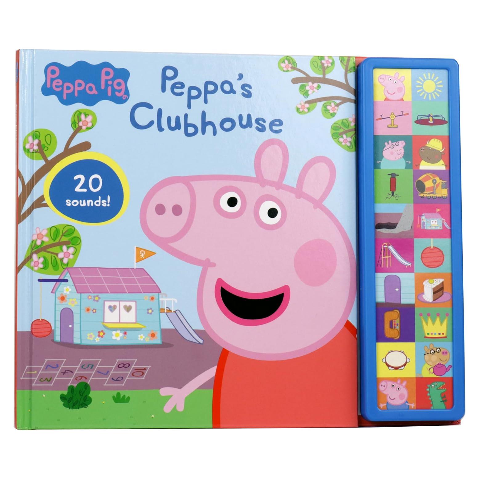Peppa Pig - Peppa's Clubhouse 20-Button Sound Book - PI Kids