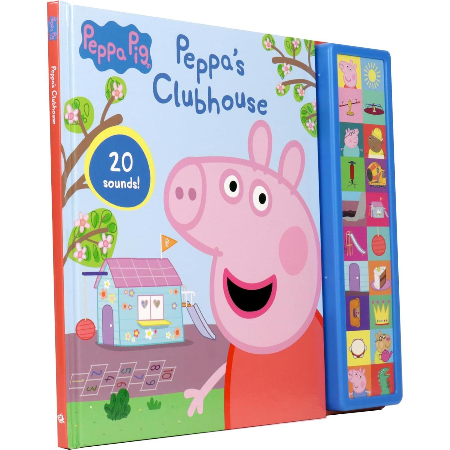 Peppa Pig - Peppa's Clubhouse 20-Button Sound Book - PI Kids