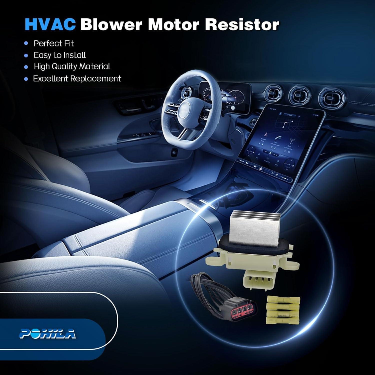 Resistor Motor Ventilador HVAC POHILA para Ford 2009-2017