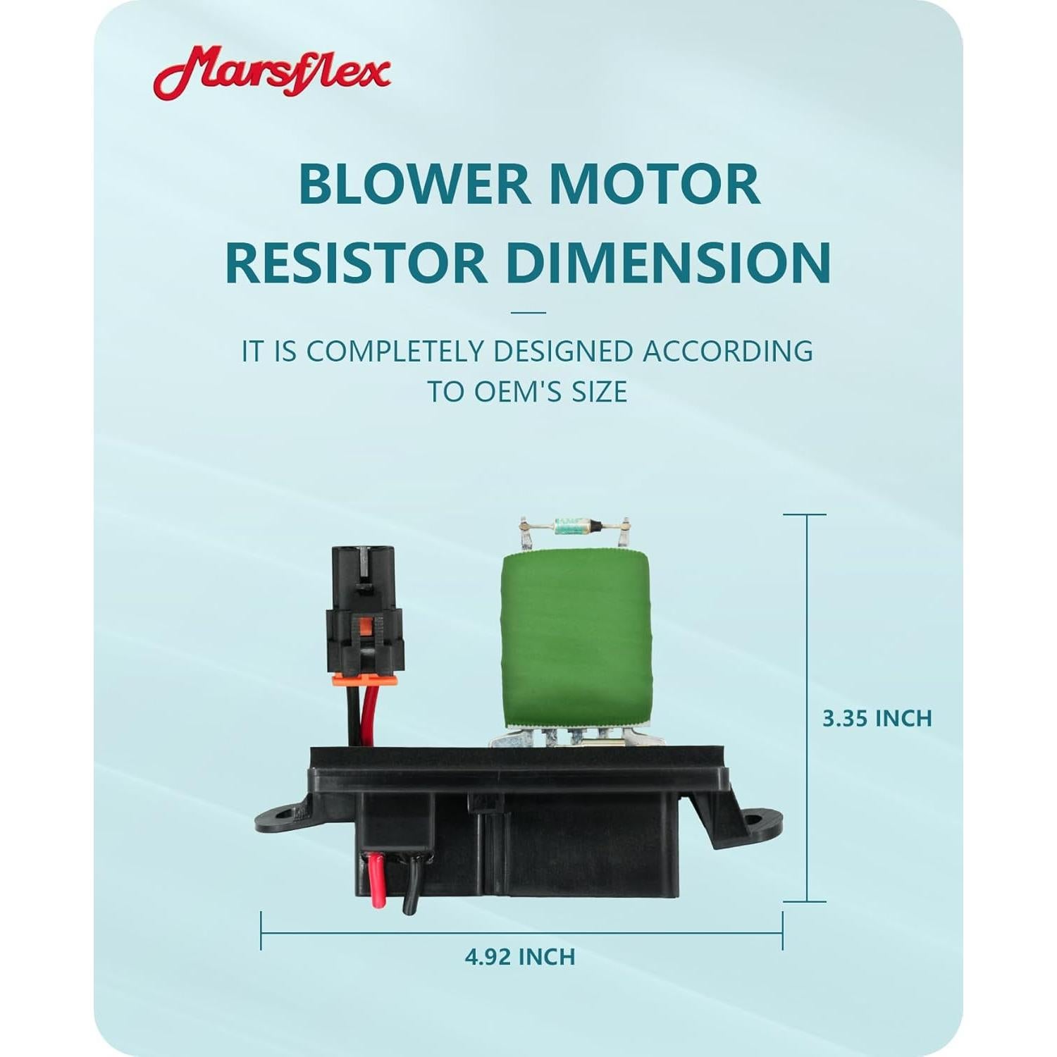 Resistor de Ventilador Marsflex APAC05005 para Chevy y GMC