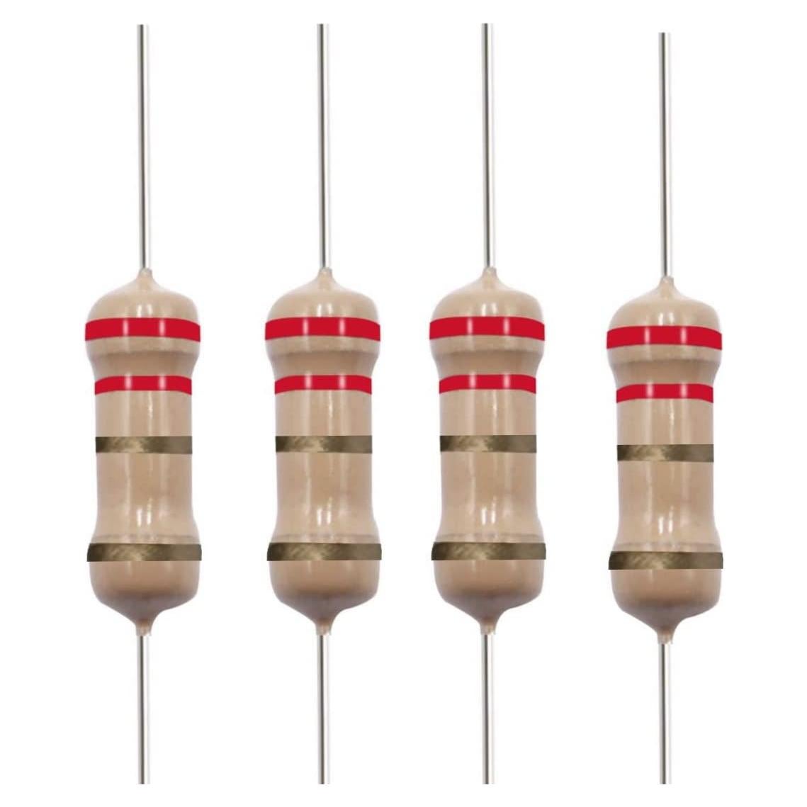 Resistor 2.2 Ohm 1/4 W California JOS 10 PCS Bypass Airbag