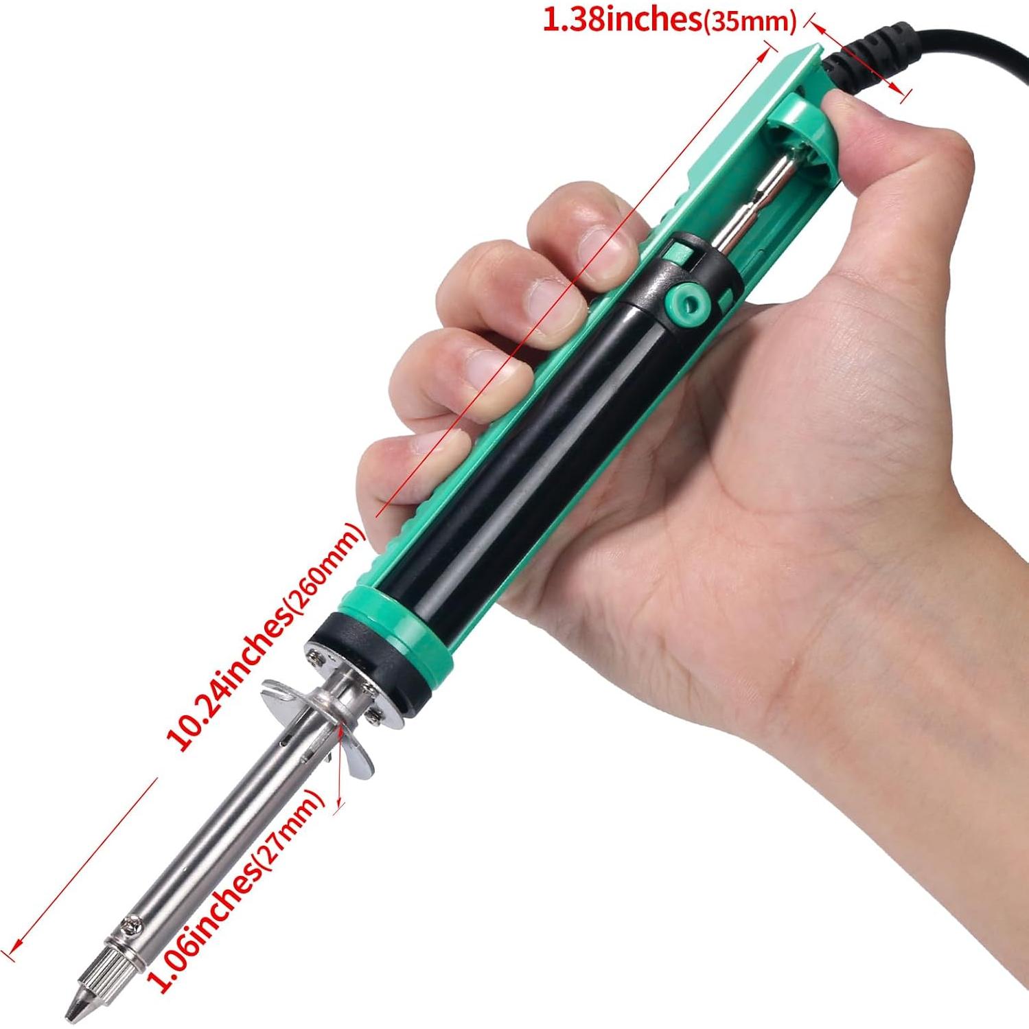 Hierro de Desoldadura YIHUA 929D-V Eléctrico con Boquillas 1.0mm y 1.2mm