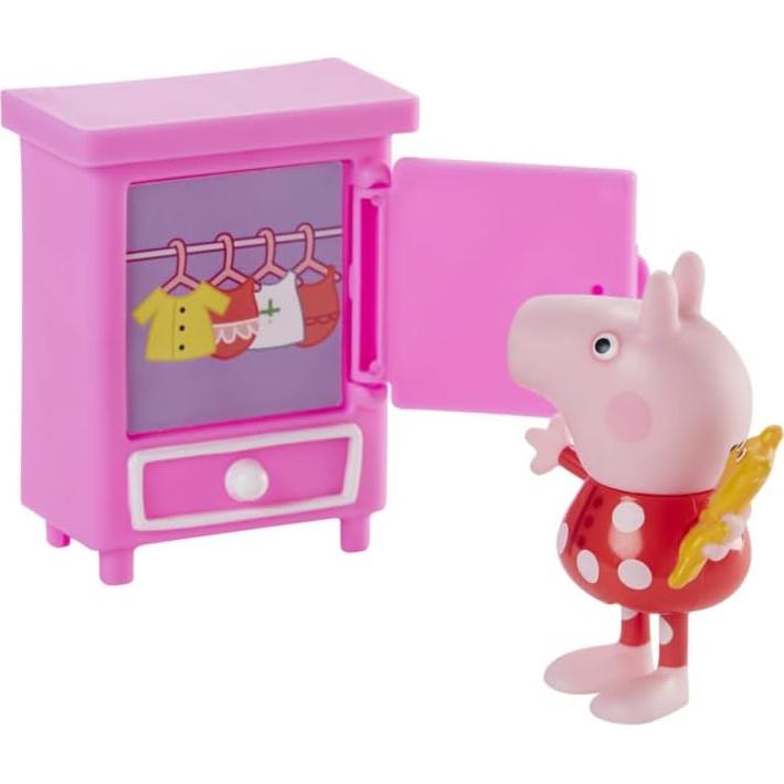 Set de Accesorios para Dormir Peppa Pig con Figura y 5 Accesorios