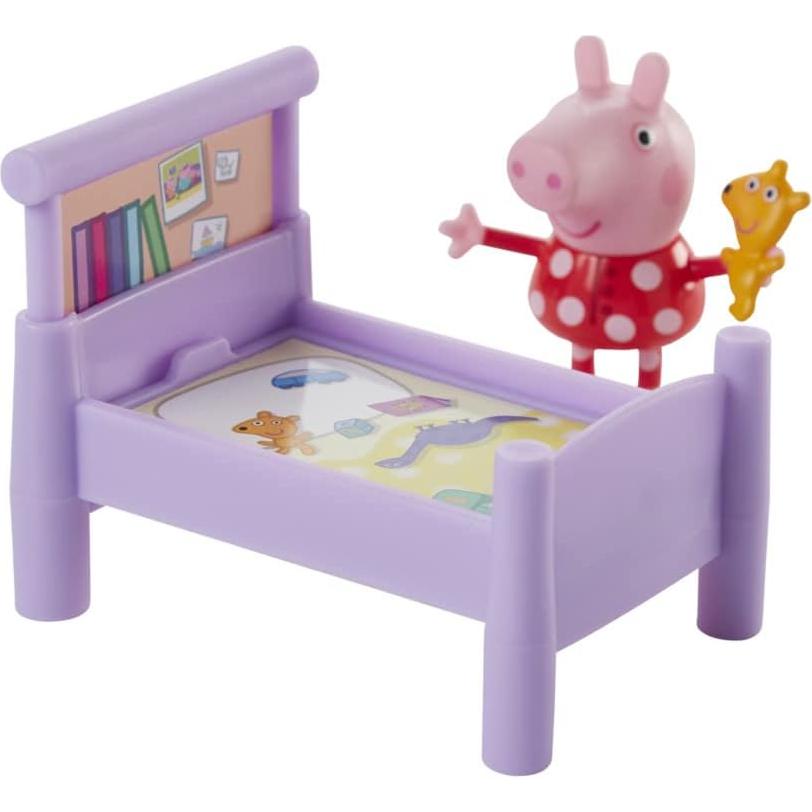 Set de Accesorios para Dormir Peppa Pig con Figura y 5 Accesorios