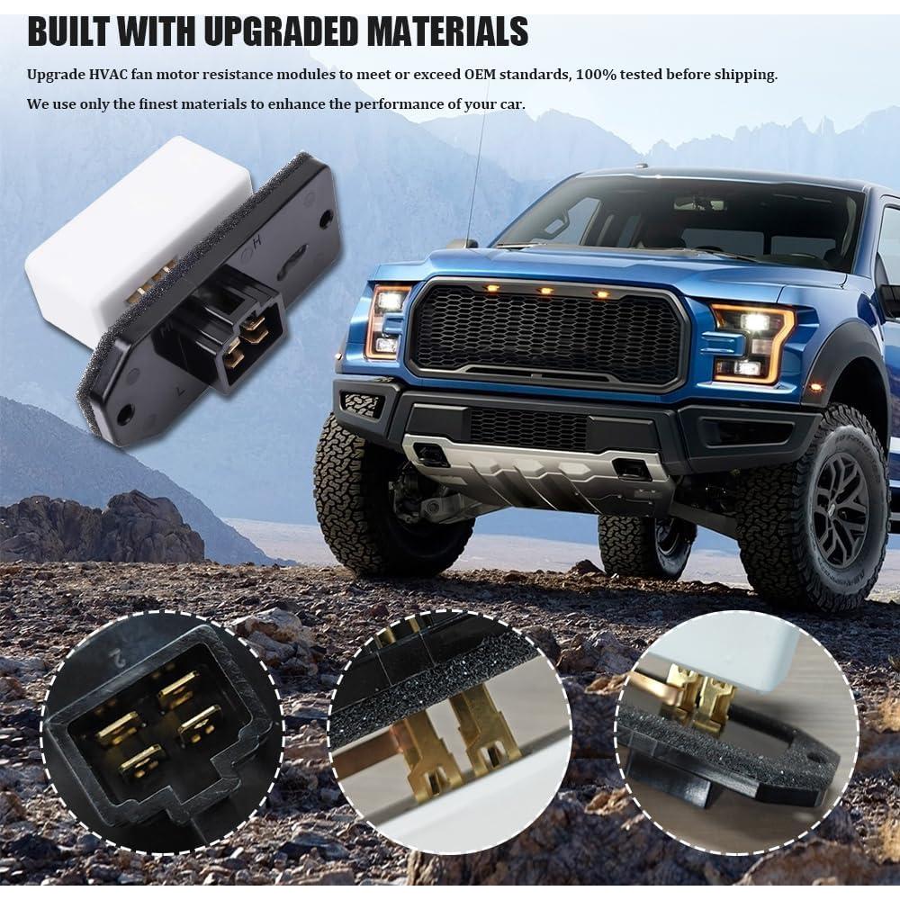 Resistor Motor Ventilador HVAC QZTYTY 12V Compatible Dodge Jeep