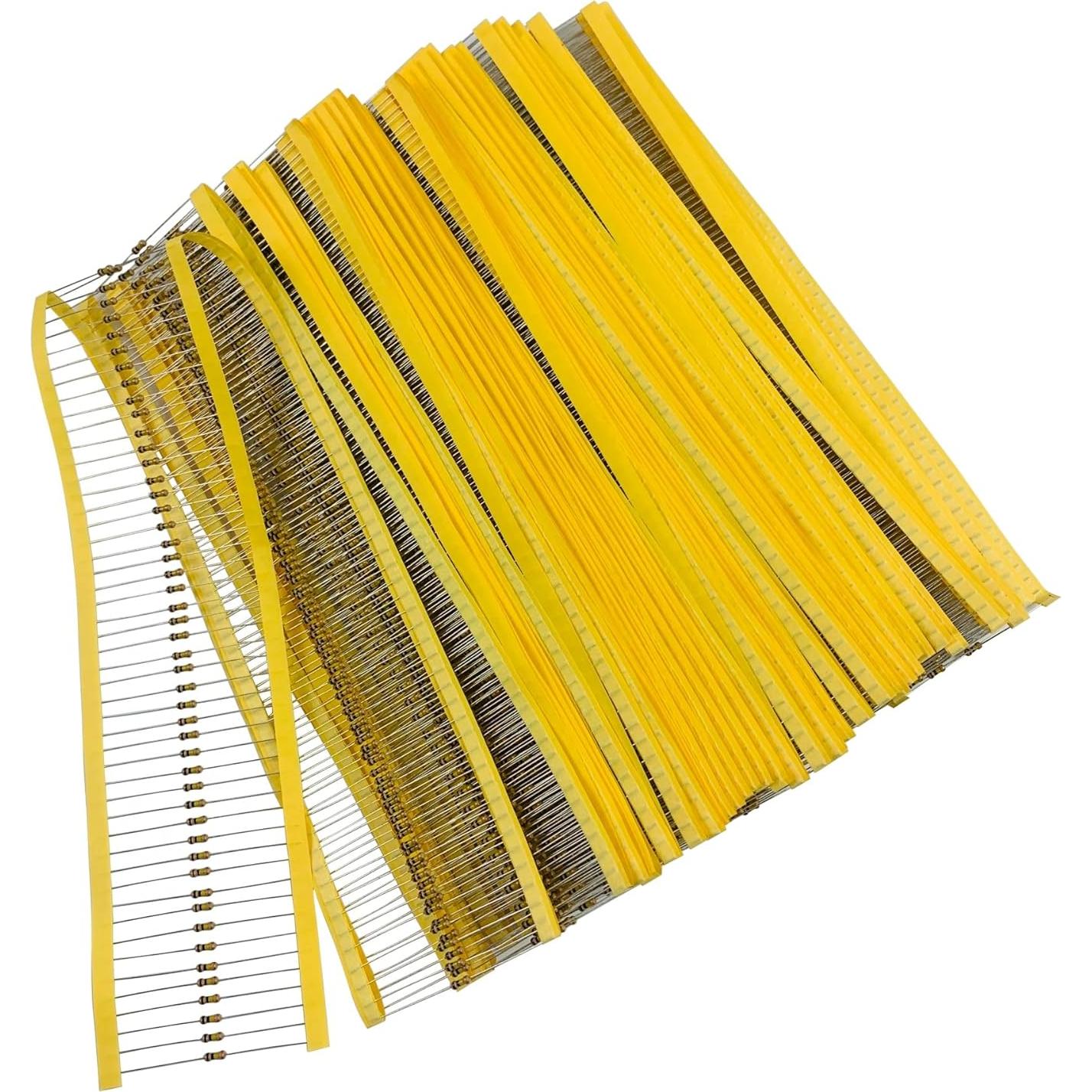 Kit de Resistores PANMILED 1400 Piezas 0-10M ohm 1/4W 5%