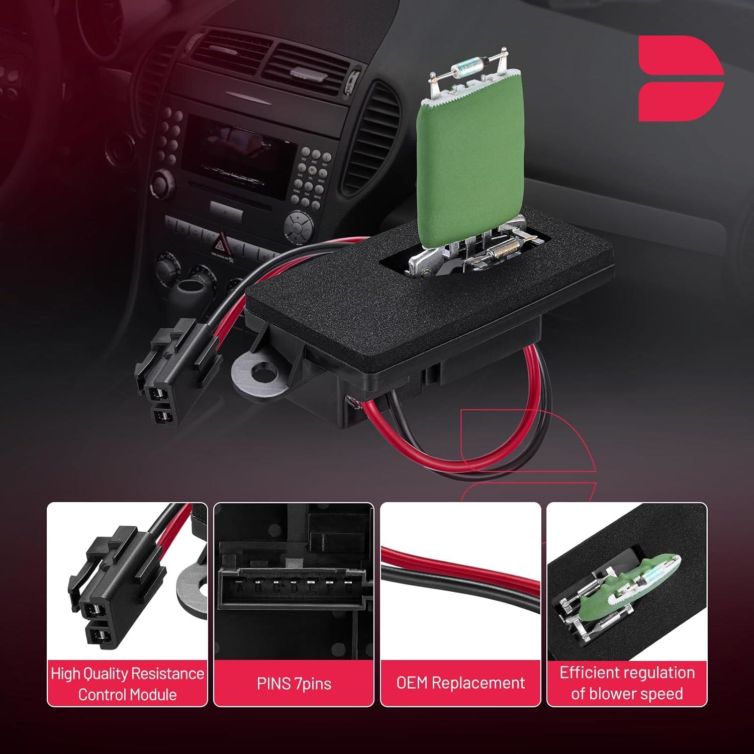 Resistor del Ventilador BDFHYK 973-409 Compatible con GM