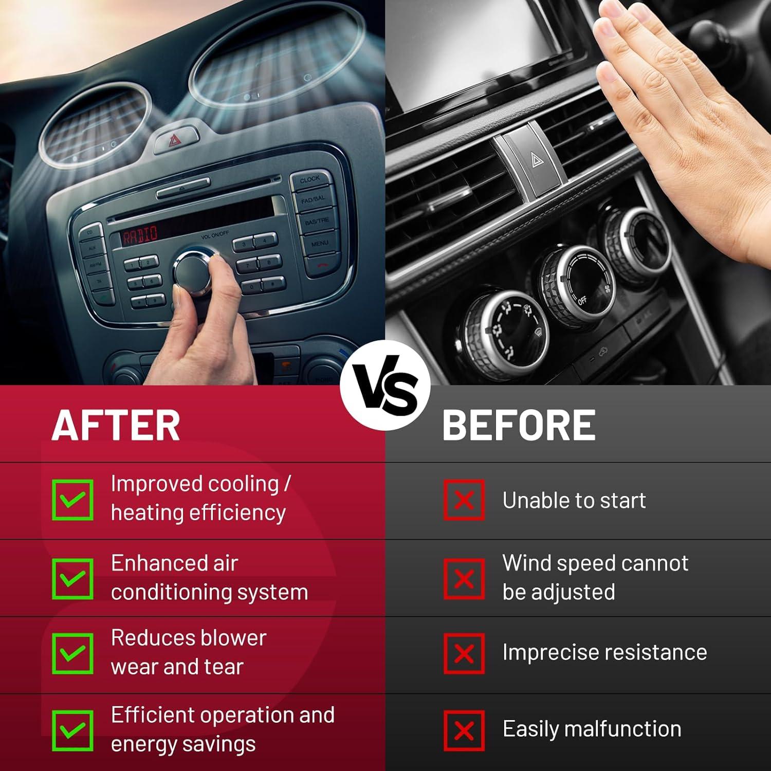 Resistor del Ventilador BDFHYK 973-409 Compatible con GM