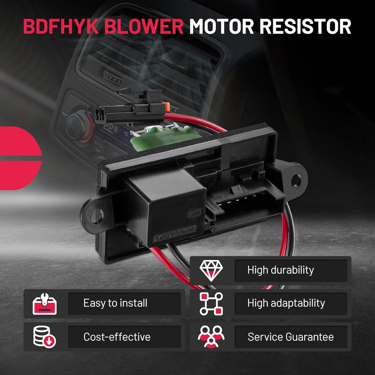 Resistor del Ventilador BDFHYK 973-409 Compatible con GM