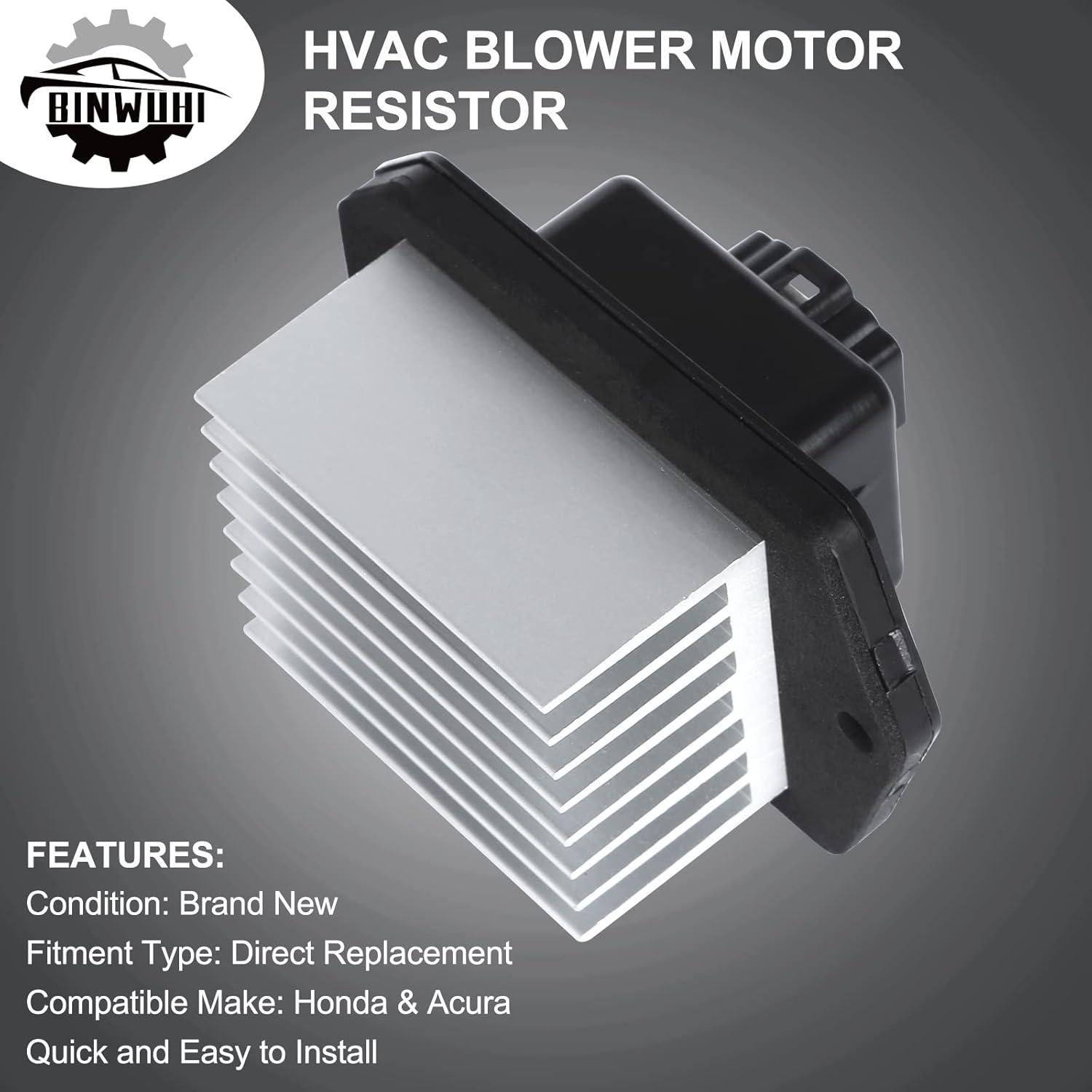 Resistor de Motor de Ventilador HVAC BINWUHI 79330-SDG-W41