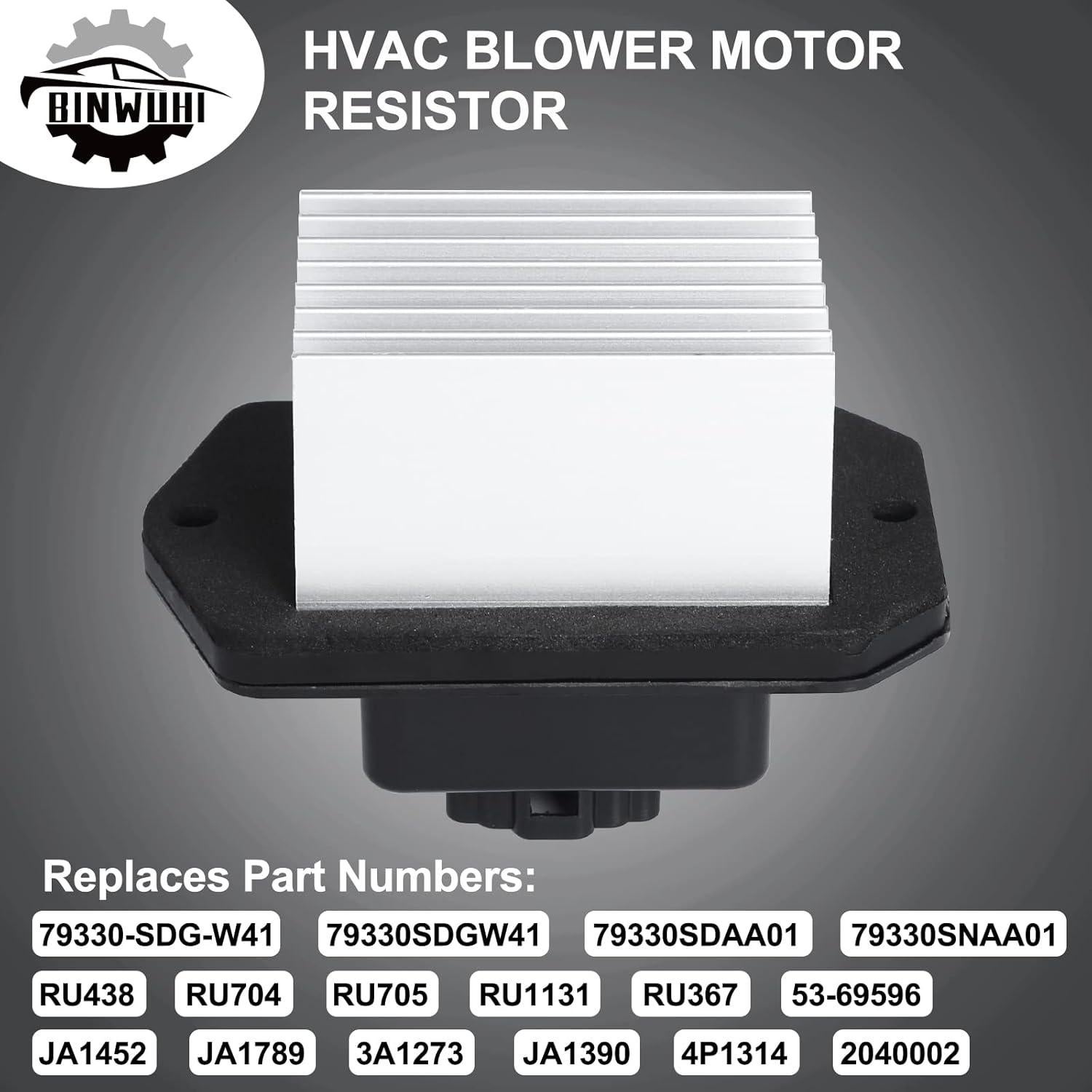 Resistor de Motor de Ventilador HVAC BINWUHI 79330-SDG-W41