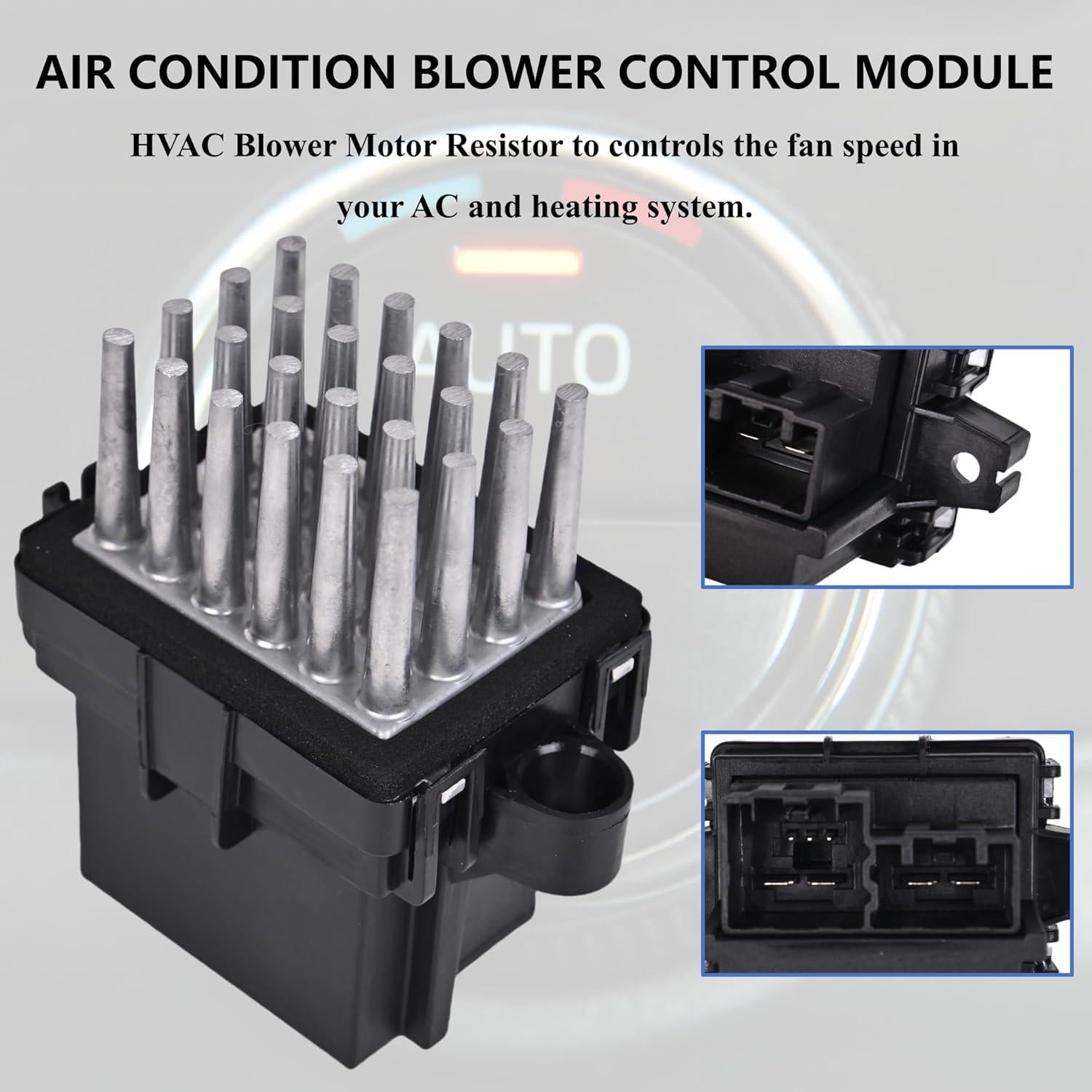 Resistor de Motor de Ventilador PANNUOSCS 15141283 Compatible AC