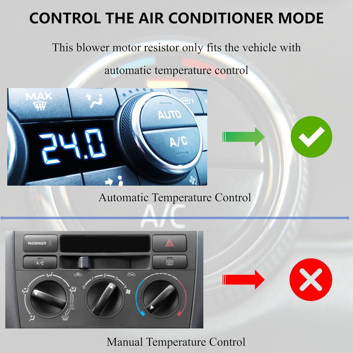 Resistor de Motor de Ventilador PANNUOSCS 15141283 Compatible AC