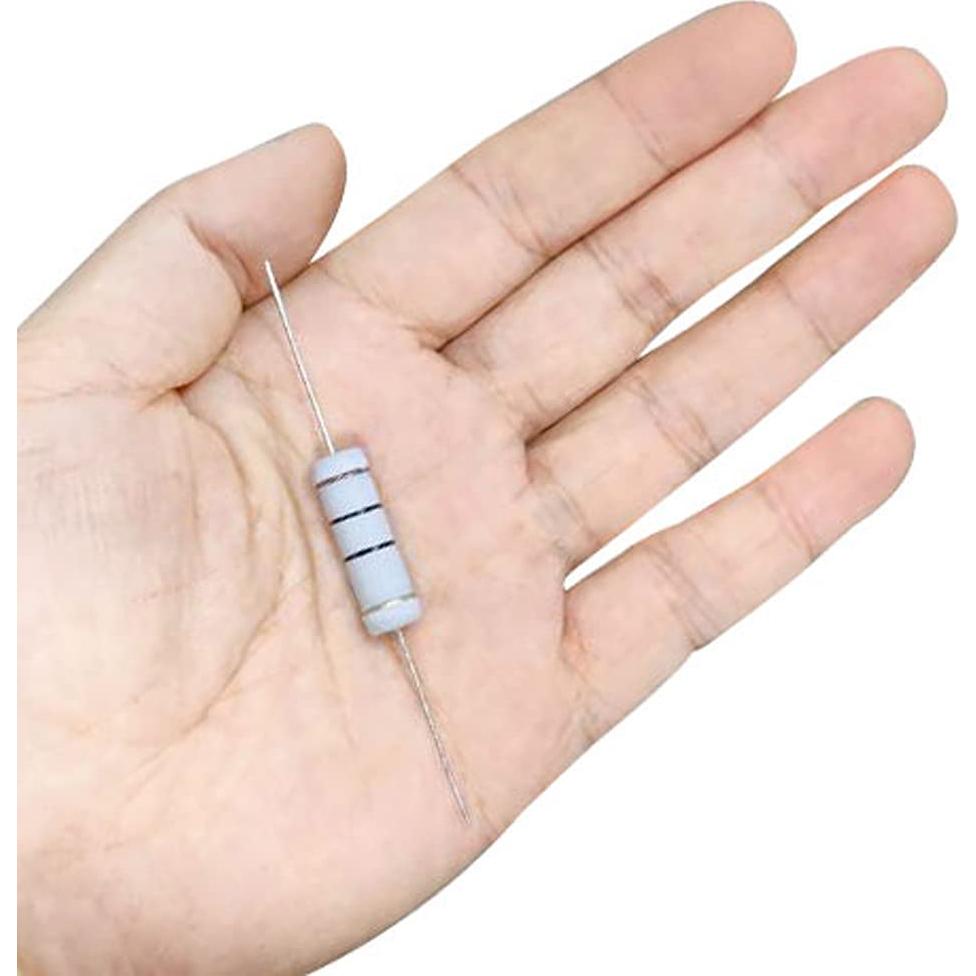 Resistencias de Película Metálica uxcell 10 Ohm 5W 10 Piezas