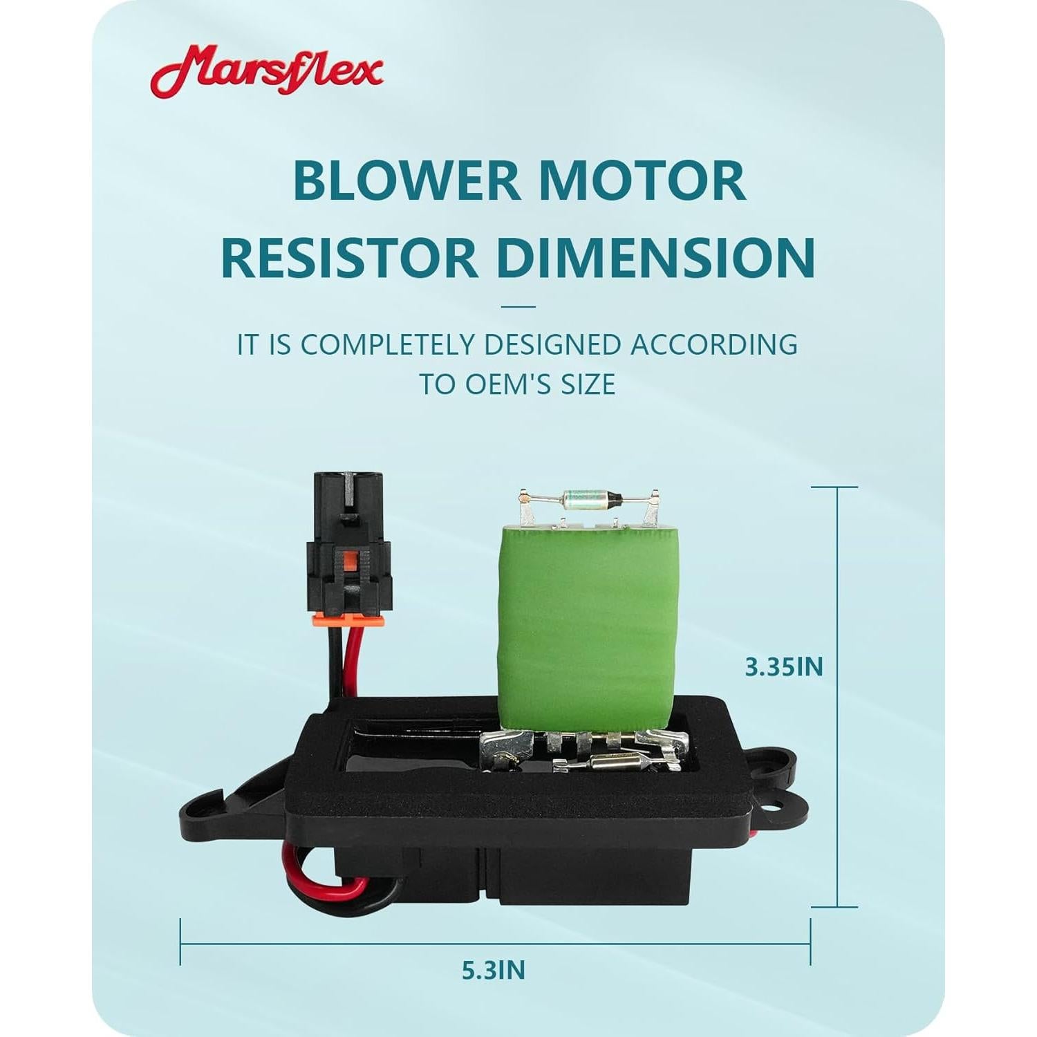 Resistor de Ventilador Marsflex APAC05016 para Chevrolet y GMC