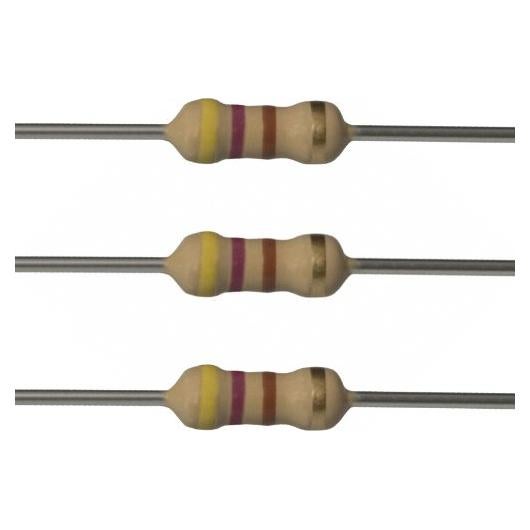 Resistencias E-Projects 470 Ohmios 1/2W 5% (Paquete de 10)