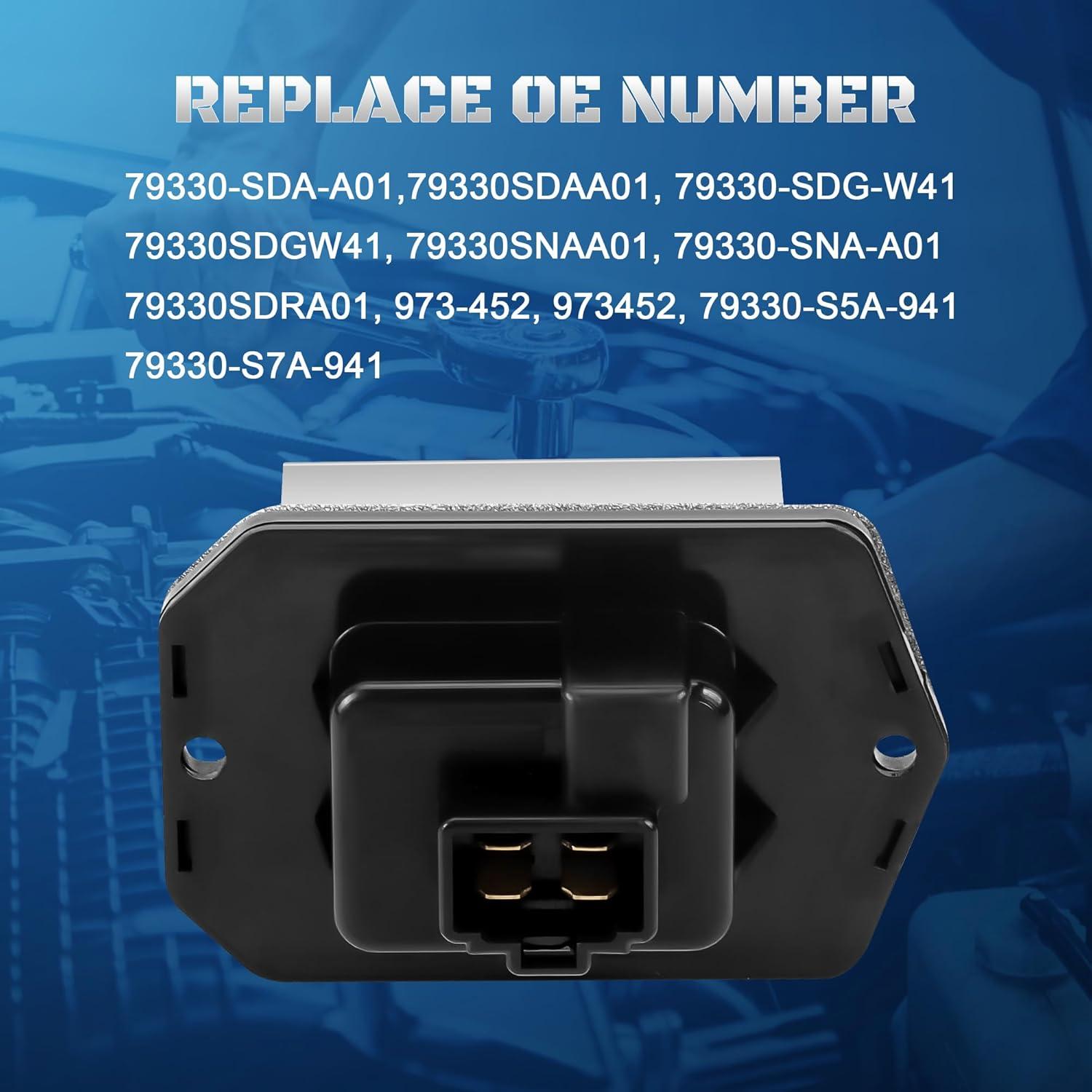 Resistor Motor Ventilador HVAC A-NAFTULY Honda Accord Civic CRV