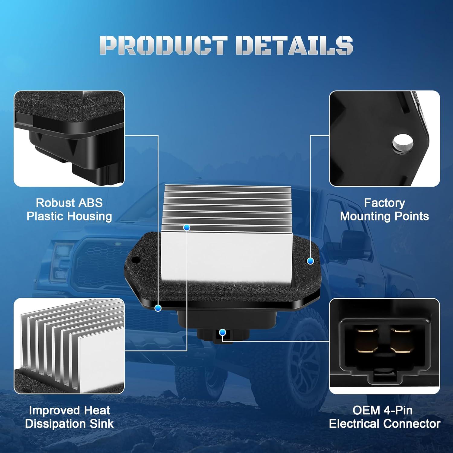 Resistor Motor Ventilador HVAC A-NAFTULY Honda Accord Civic CRV