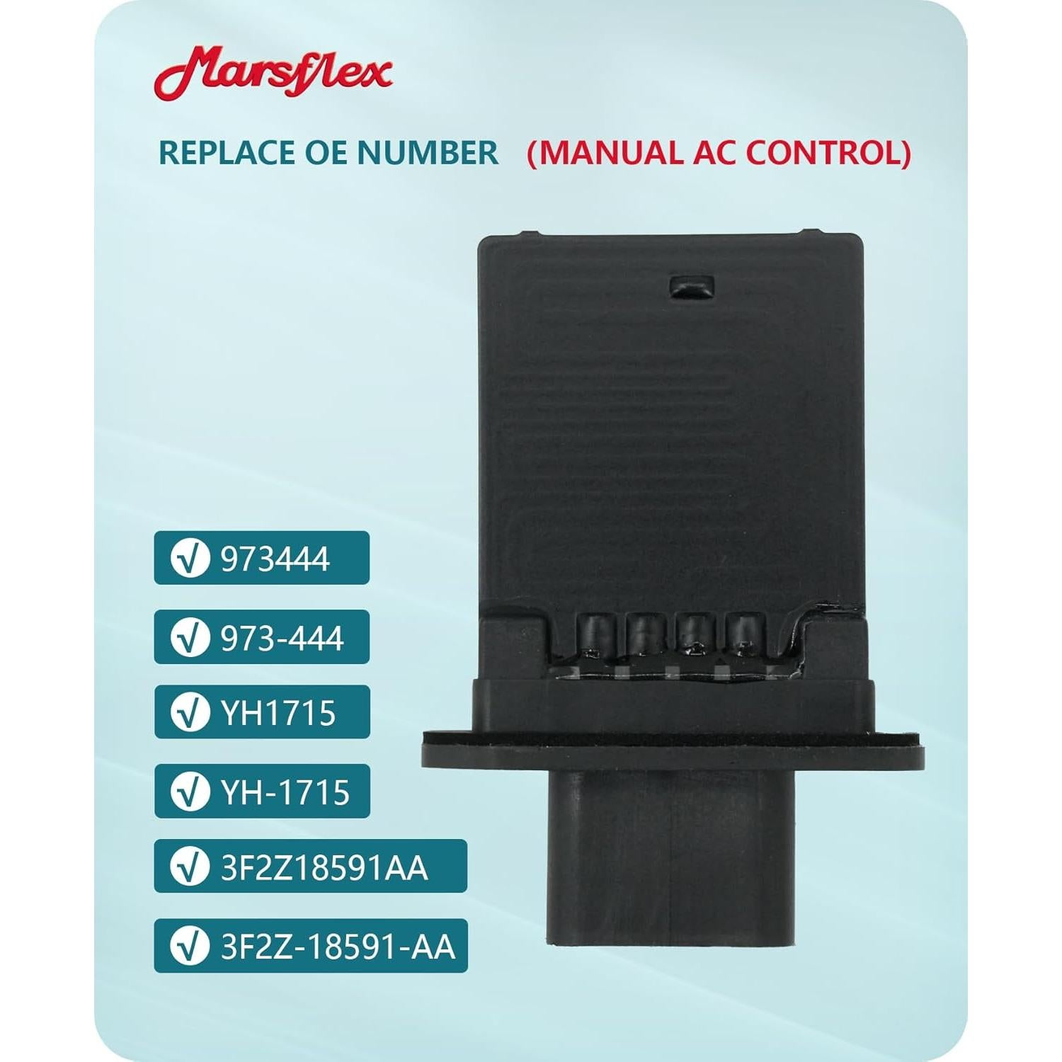Resistor de Ventilador Marsflex APAC05006 para Ford 2008-2012