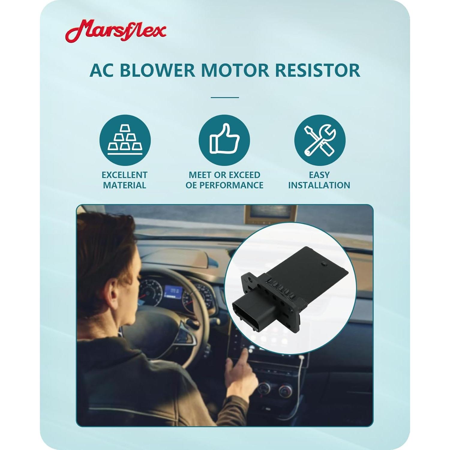 Resistor de Ventilador Marsflex APAC05006 para Ford 2008-2012