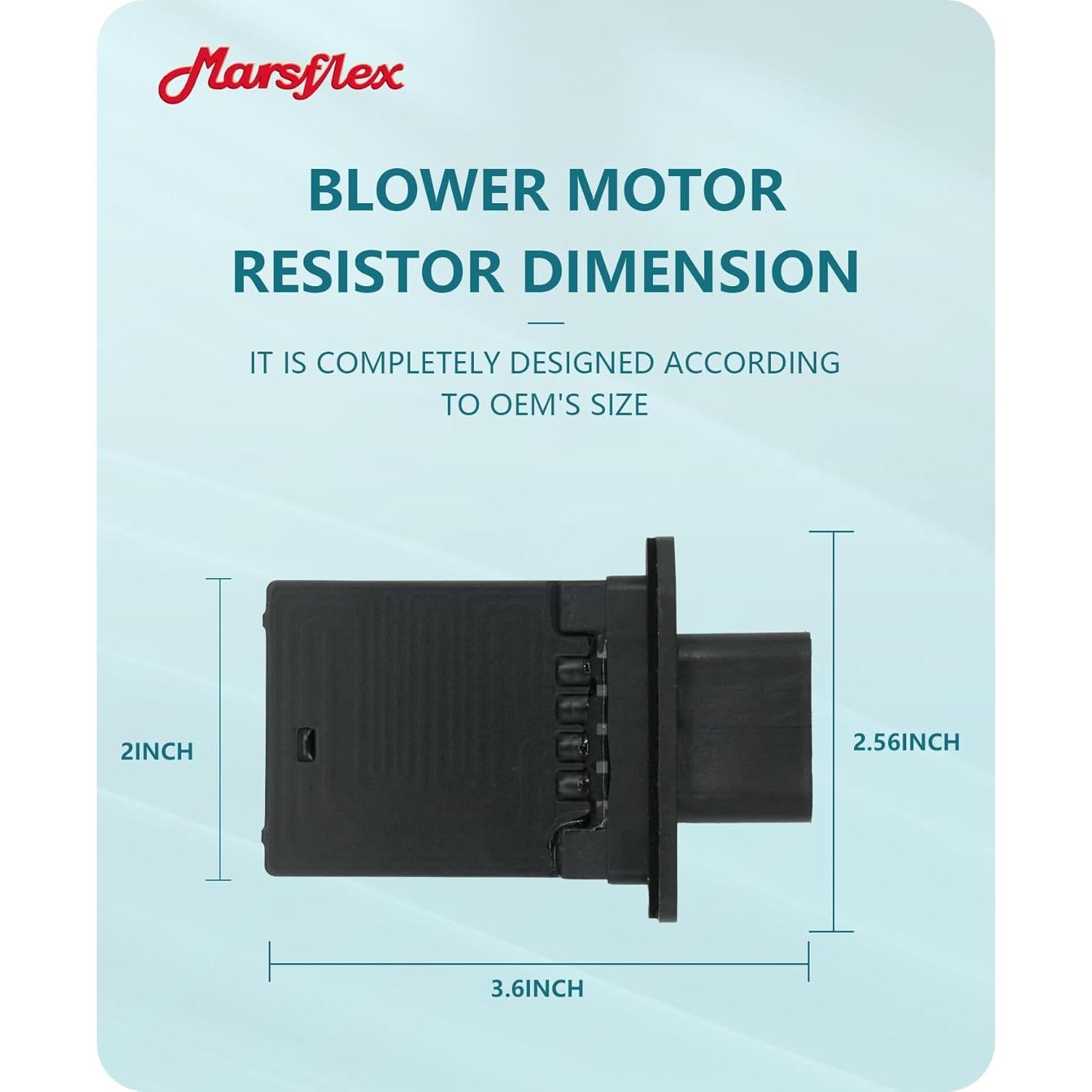 Resistor de Ventilador Marsflex APAC05006 para Ford 2008-2012