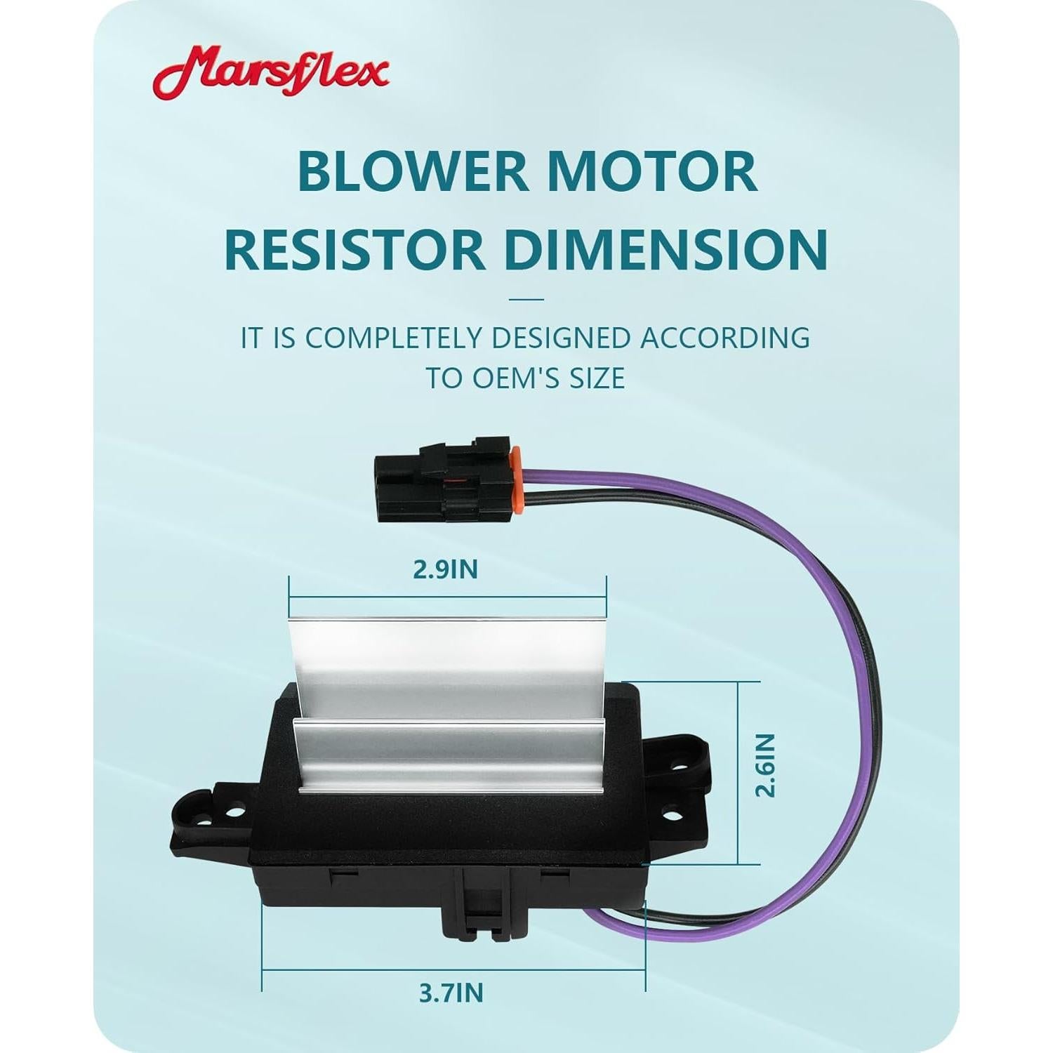 Resistor de Ventilador Marsflex APAC05001 para Chevrolet y GMC