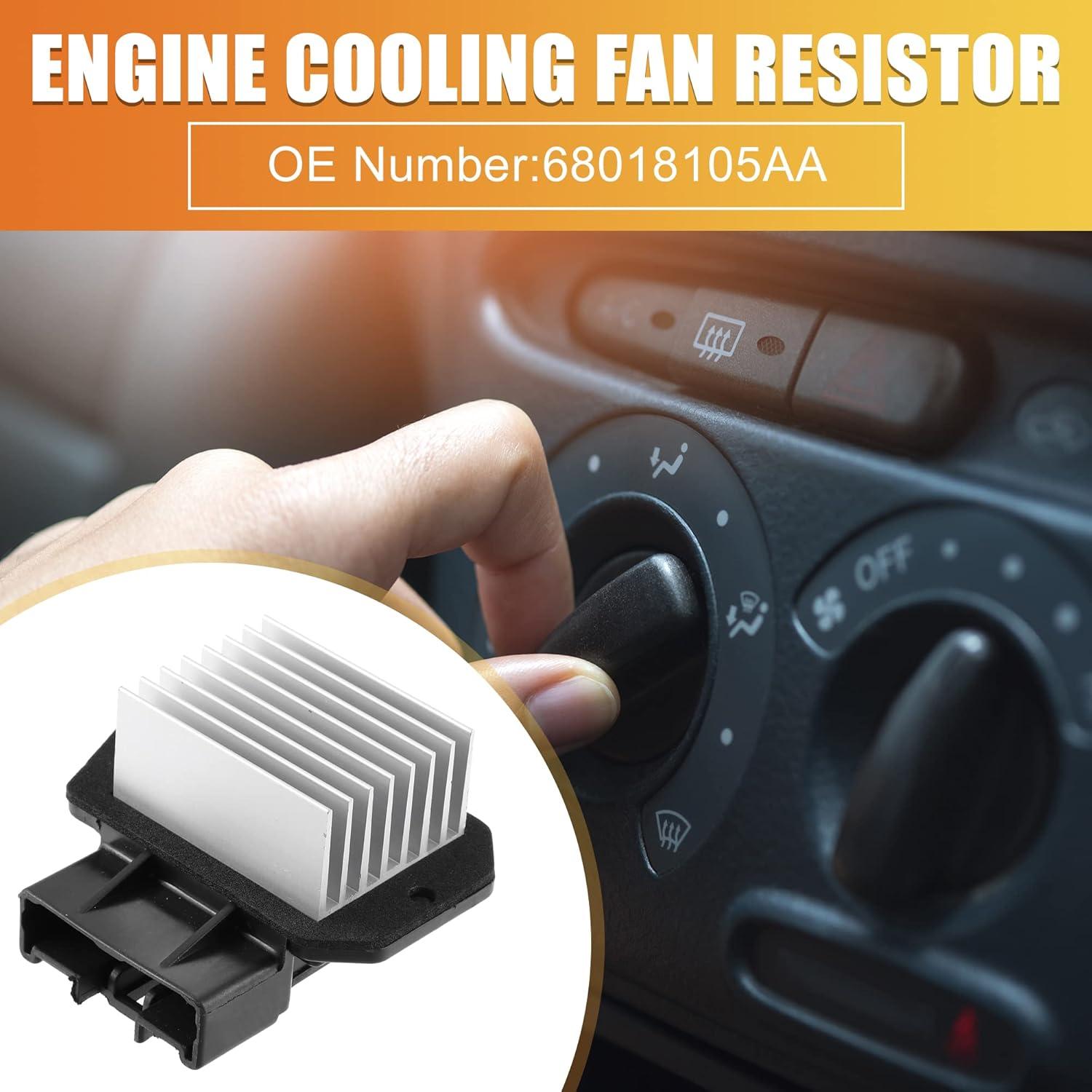 Resistor Ventilador HVAC X AUTOHAUX 68018105AA para Ram Jeep