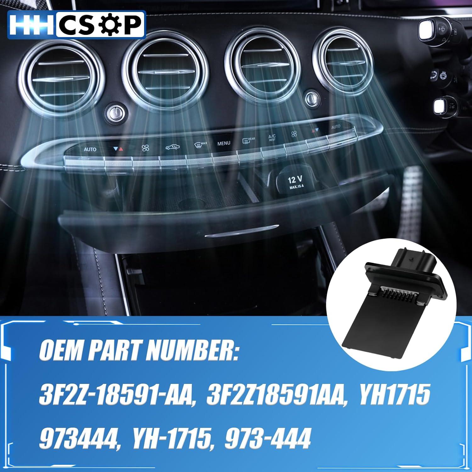 Resistor de Motor de Soplador HVAC HHCSOP YH-1715 Compatible Ford