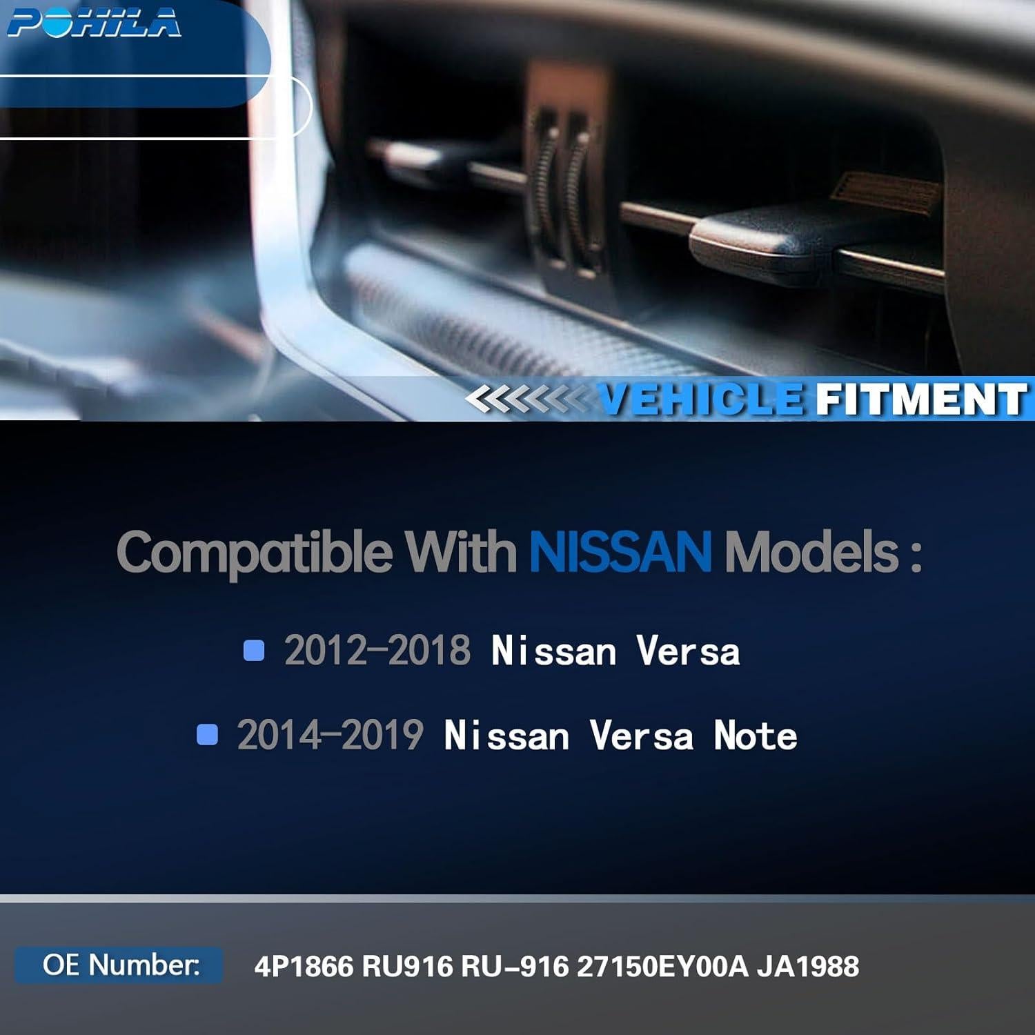 Resistor de Ventilador HVAC POHILA para Nissan Versa 2012-2018