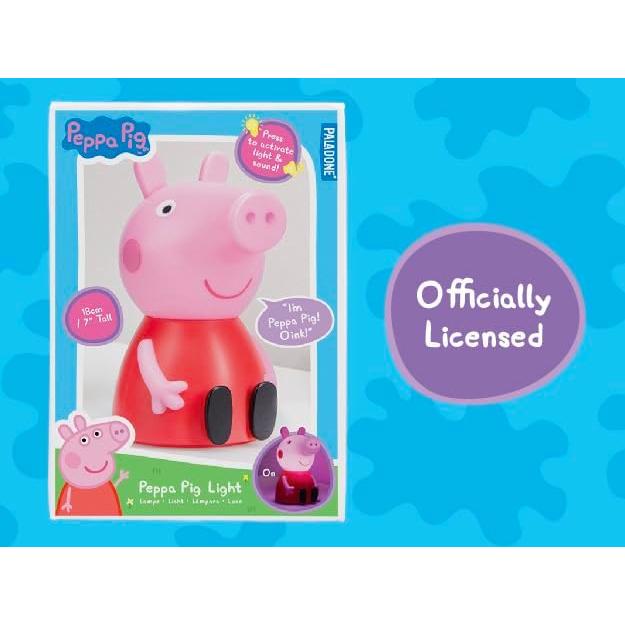 Lámpara Nocturna Peppa Pig Paladone 7" Interactiva LED