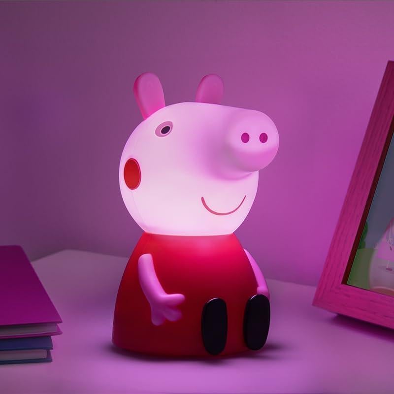 Lámpara Nocturna Peppa Pig Paladone 7" Interactiva LED