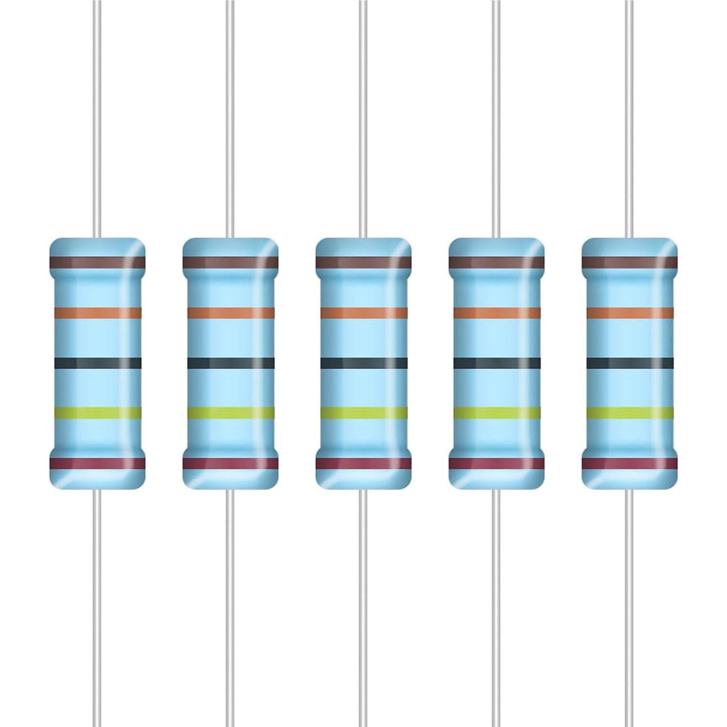 Kit de Resistencias de Película Metálica ALLECIN 3W 25 Valores