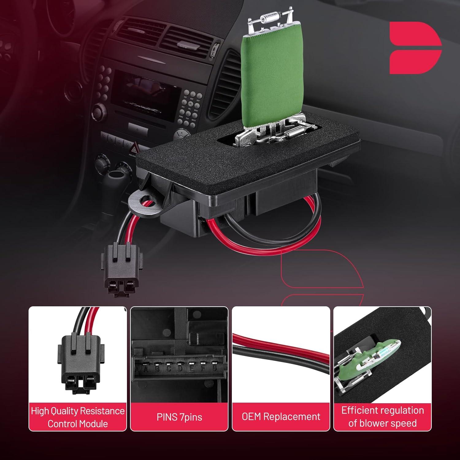 Resistor de Motor de Ventilador BDFHYK 973-004 Compatible GM