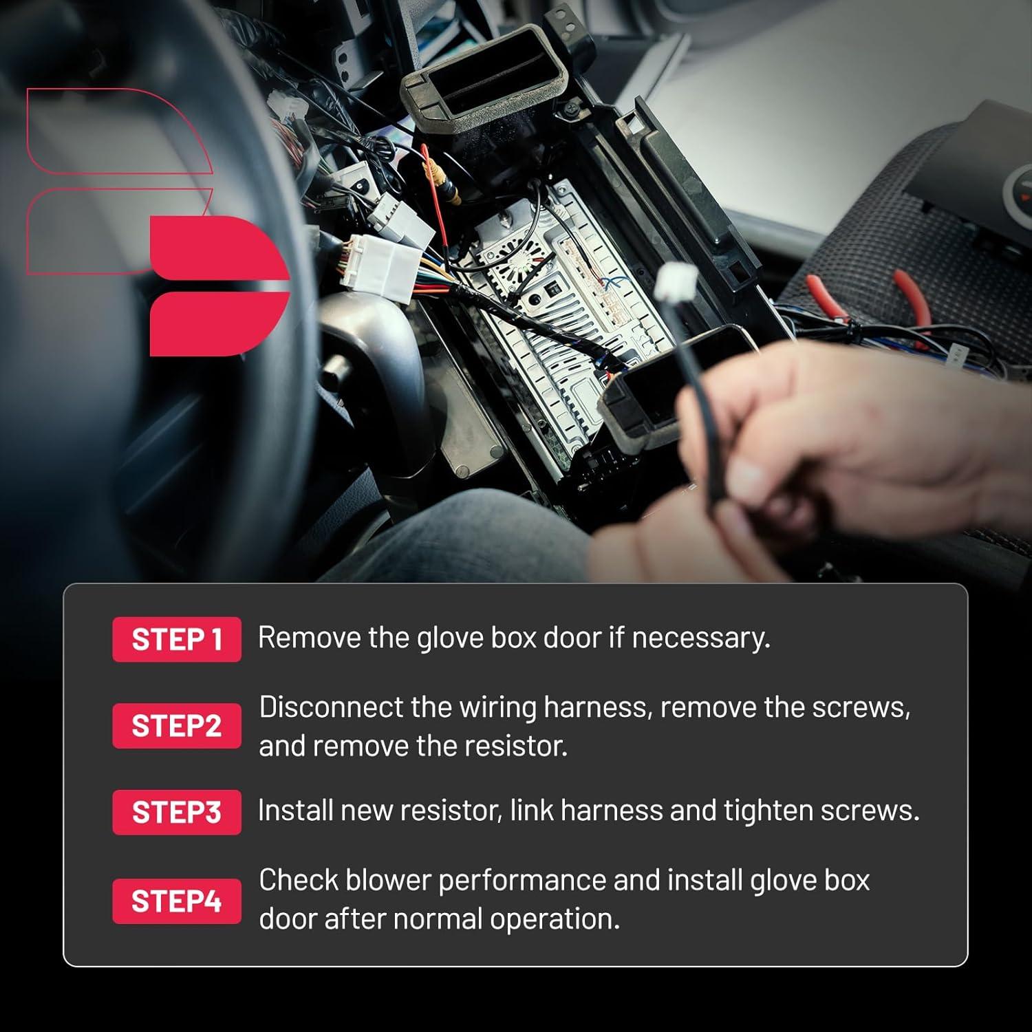 Resistor de Motor de Ventilador BDFHYK 973-004 Compatible GM