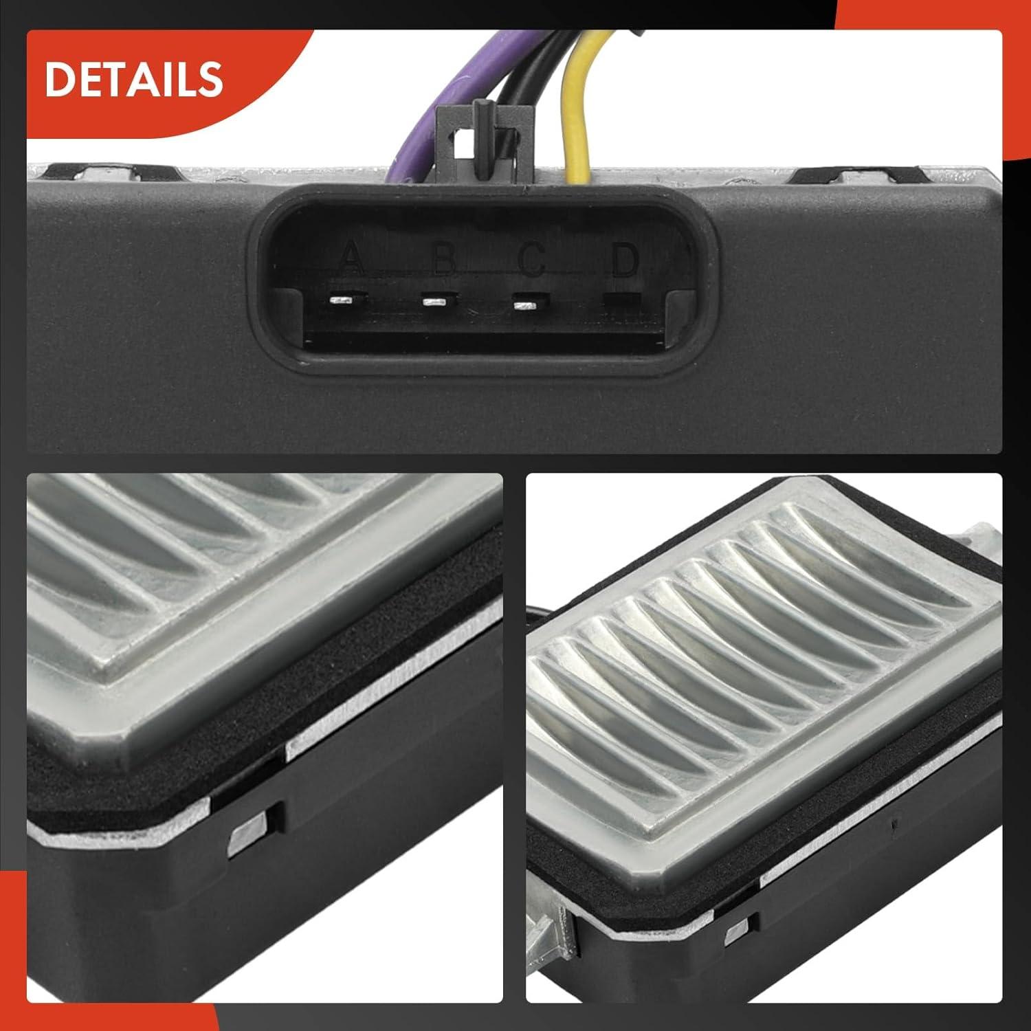 Resistor de Motor de Soplador A-Premium con Arnes - Buick, Pontiac, Cadillac, Oldsmobile