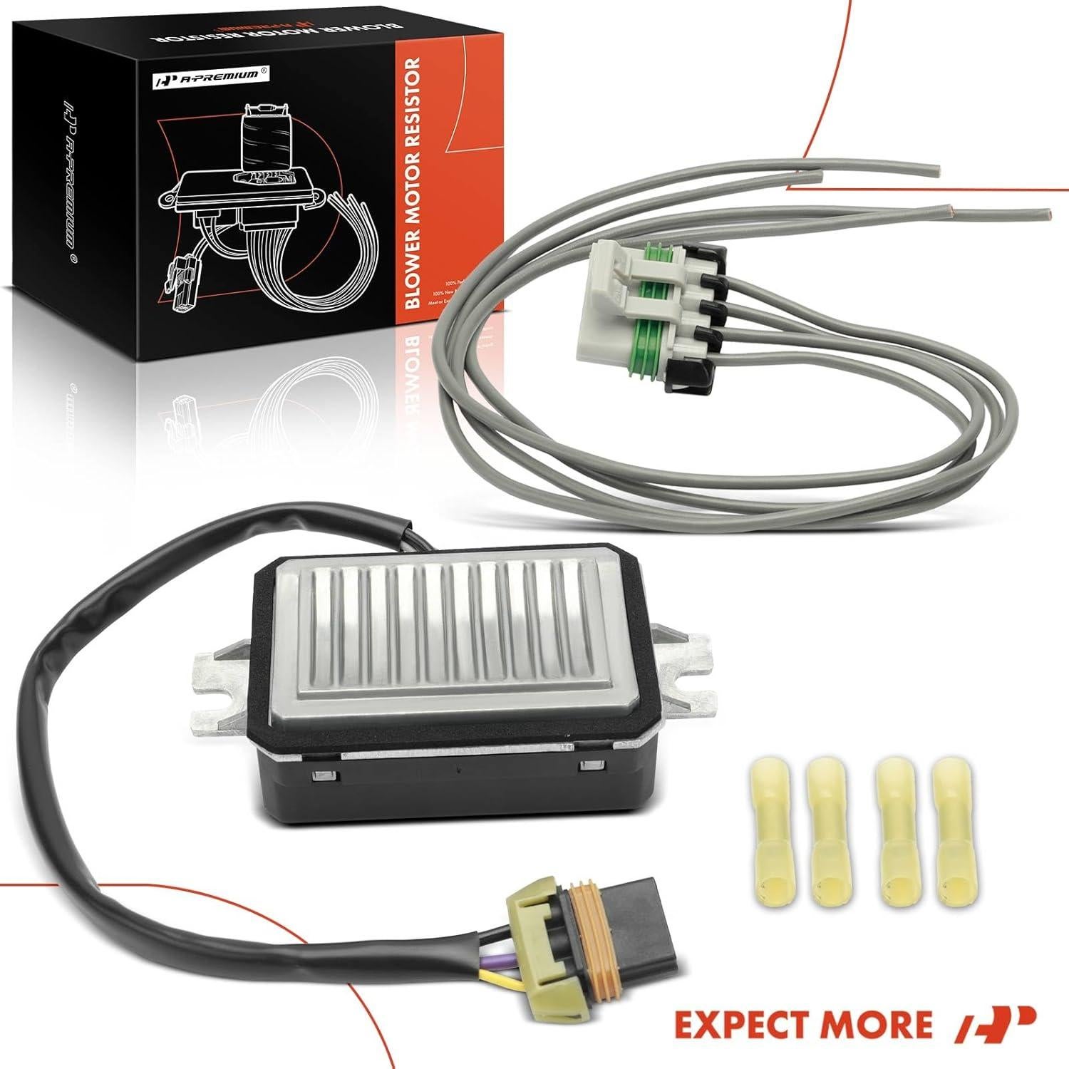 Resistor de Motor de Soplador A-Premium con Arnes - Buick, Pontiac, Cadillac, Oldsmobile