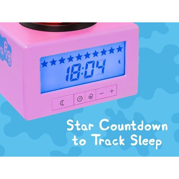 Reloj Despertador Peppa Pig Paladone Luz Nocturna USB