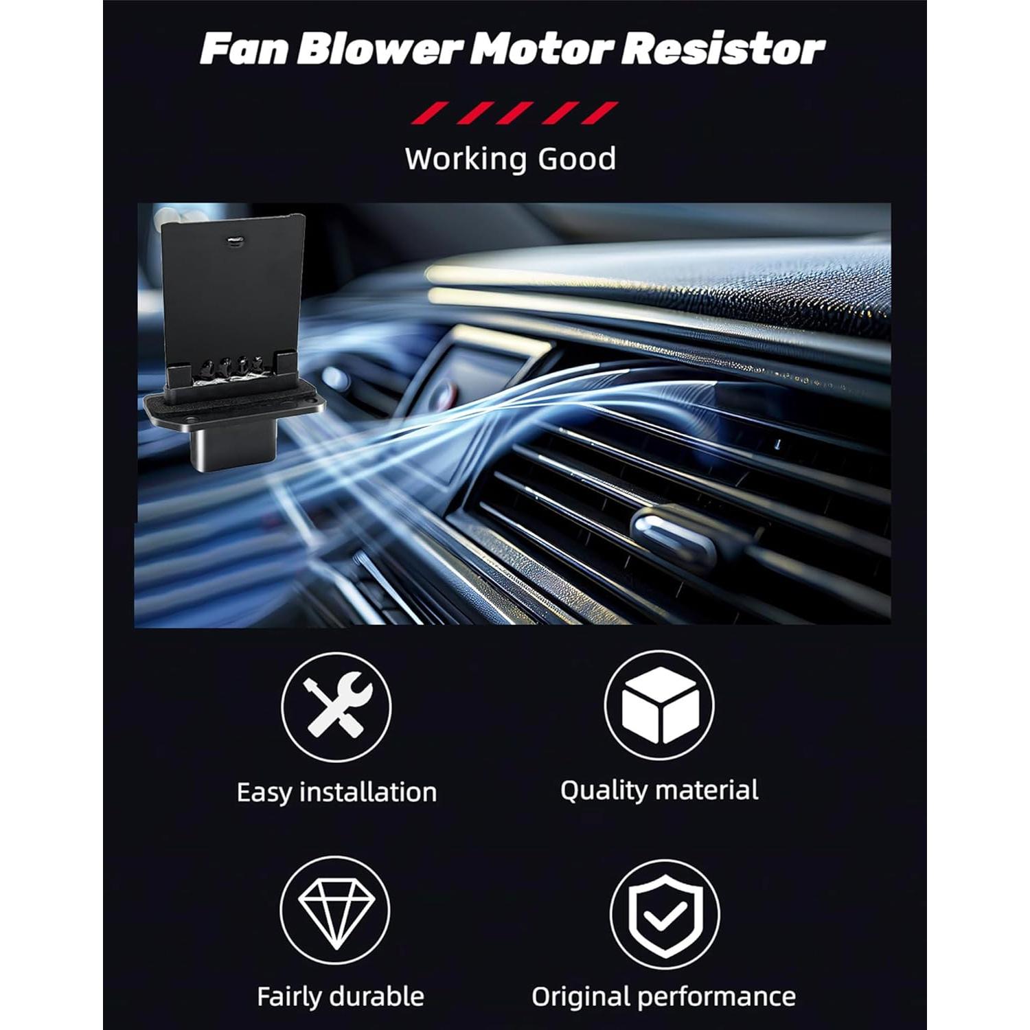 Resistor de Motor de Soplador HVAC IFATRUNK YH-1715 para Ford