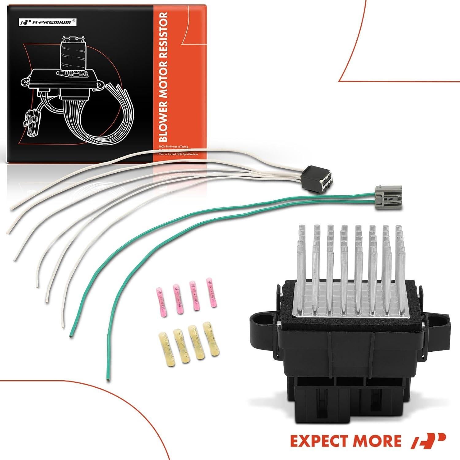 Resistor de Motor de Ventilador HVAC A-Premium para Chrysler, Dodge, Jeep
