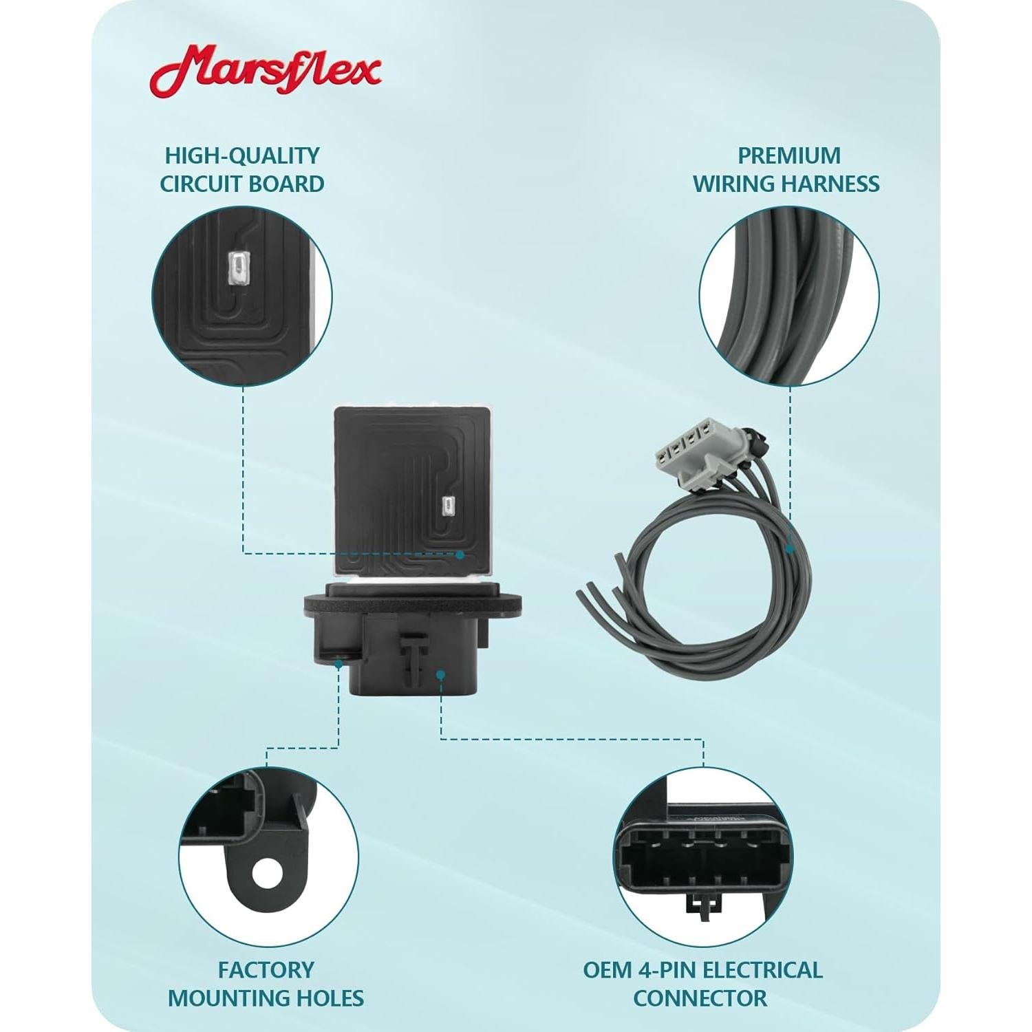 Resistor de Ventilador Marsflex 973-582 para Toyota Tacoma 2005-2017