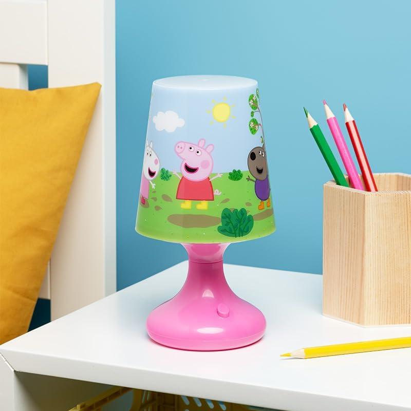 Lámpara de Mesa Peppa Pig Paladone Luz Nocturna 18.5 cm