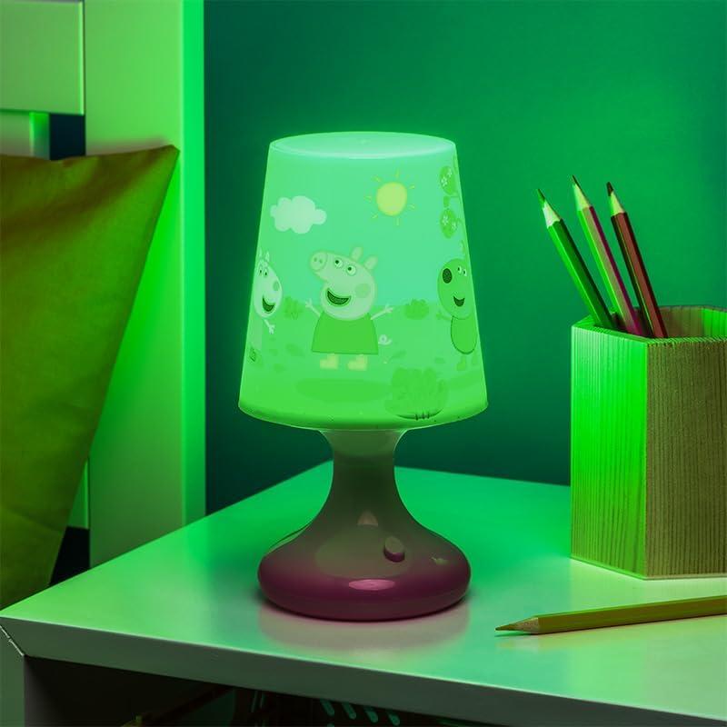 Lámpara de Mesa Peppa Pig Paladone Luz Nocturna 18.5 cm