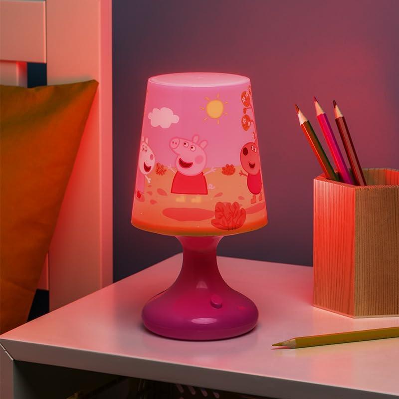 Lámpara de Mesa Peppa Pig Paladone Luz Nocturna 18.5 cm