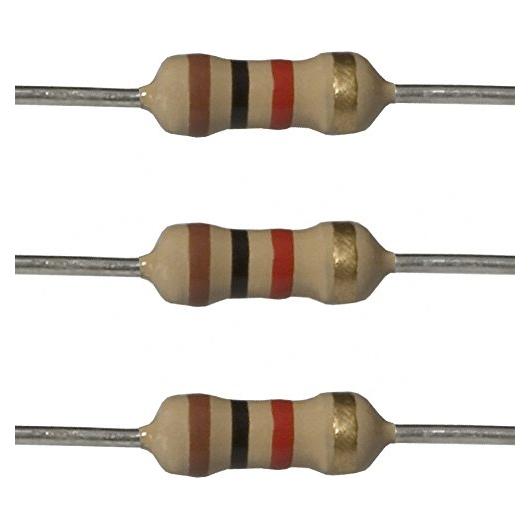 Resistencias E-Projects 1k Ohm 1/2W 5% (Paquete de 10)