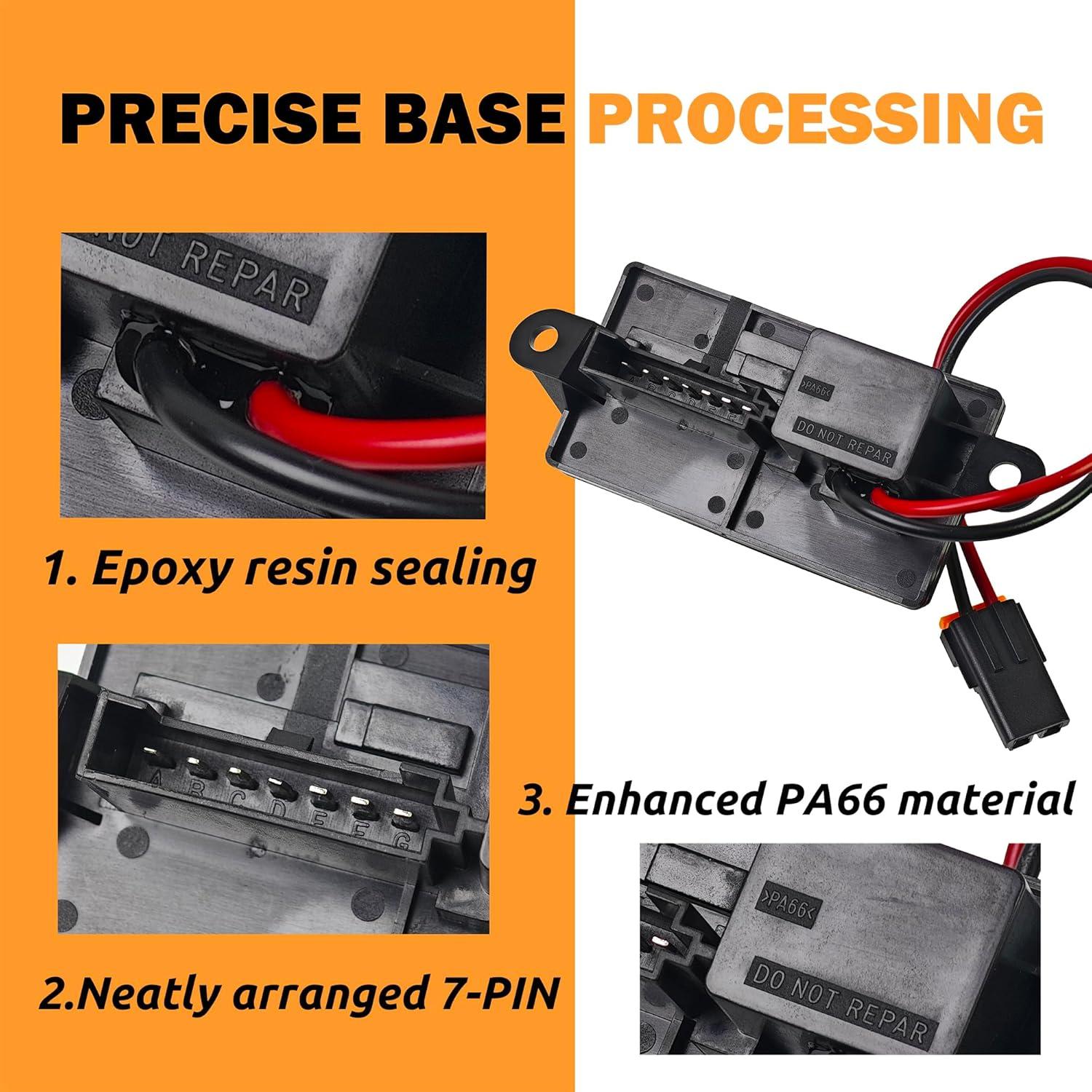 Resistor de Ventilador HVAC TVM TRAVERMAN 89019089 12V